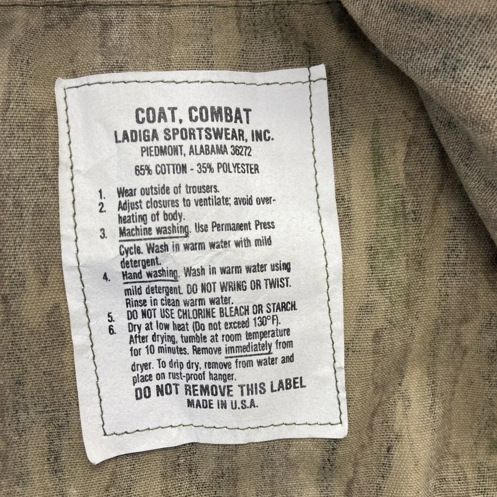 Vintage Military Jacket Mens M Reg Realtree Camo Combat Coat Tactical Field 90s
